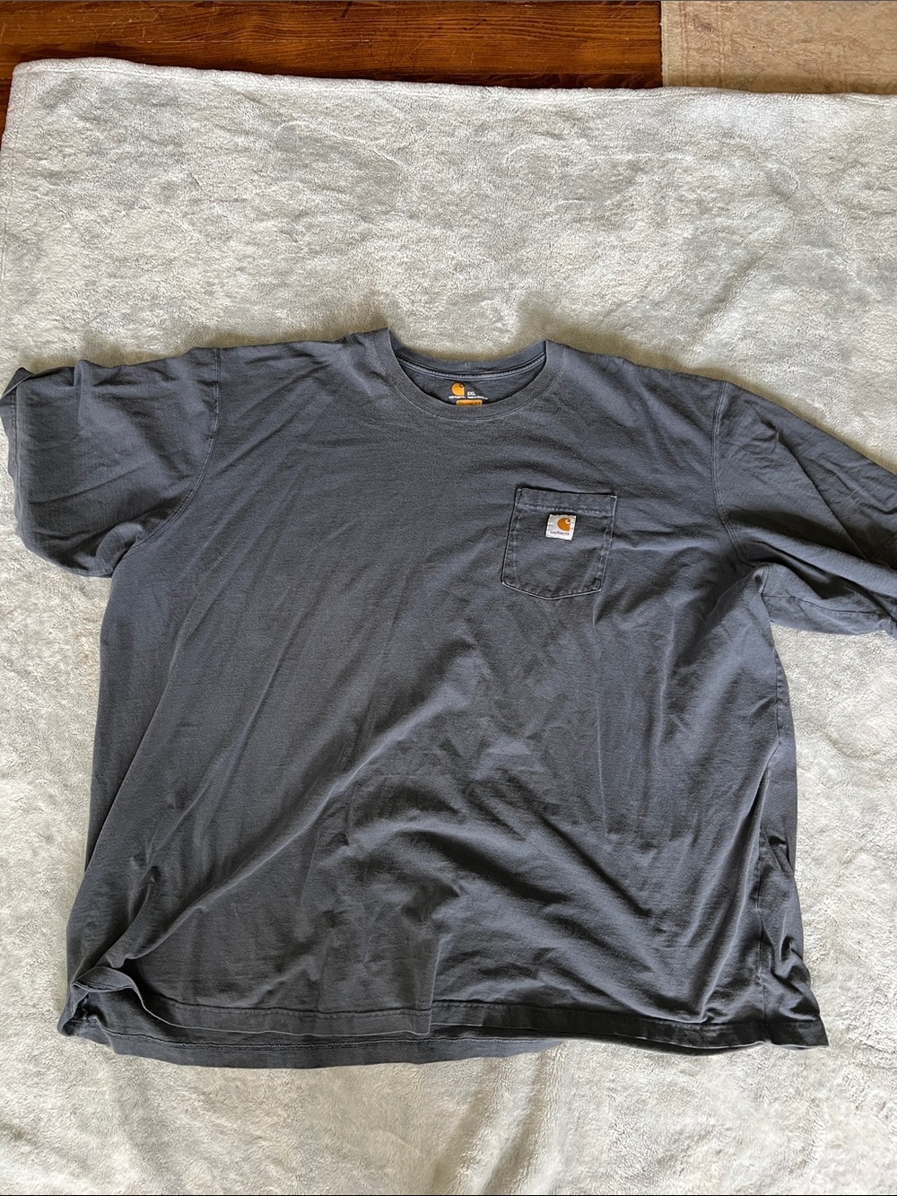 Carhartt Short-Sleeve Pocket Tee in Charcoal